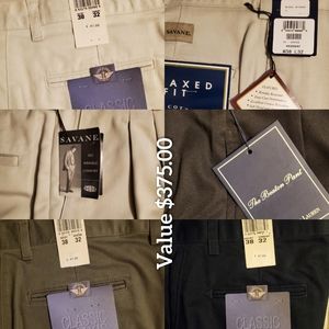 Relisted - 6 Pair of Men's Pants Mix Khakis Bundle - Great Price